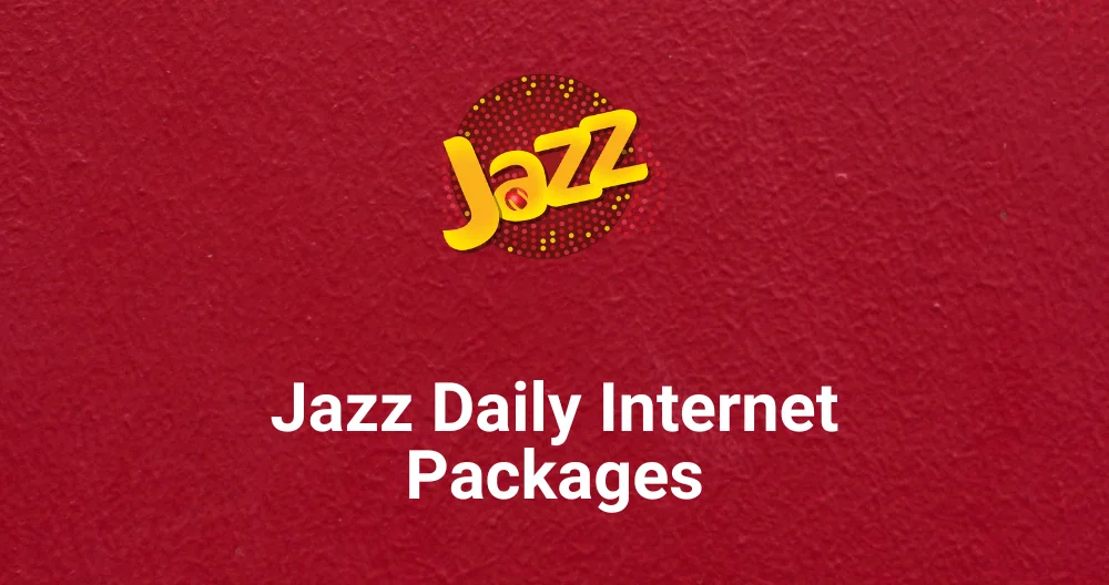Daily Internet packages by jazz