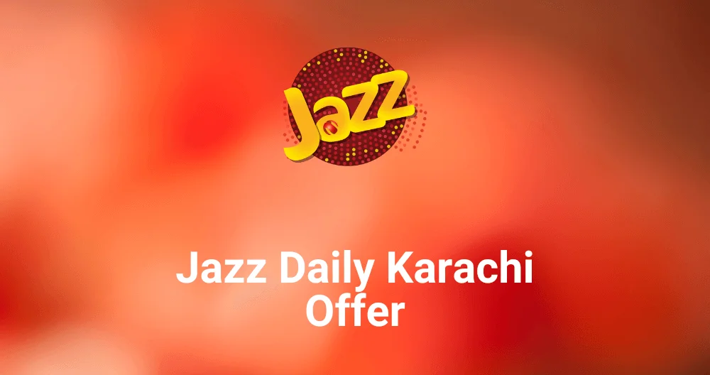Jazz Daily Karachi Offer