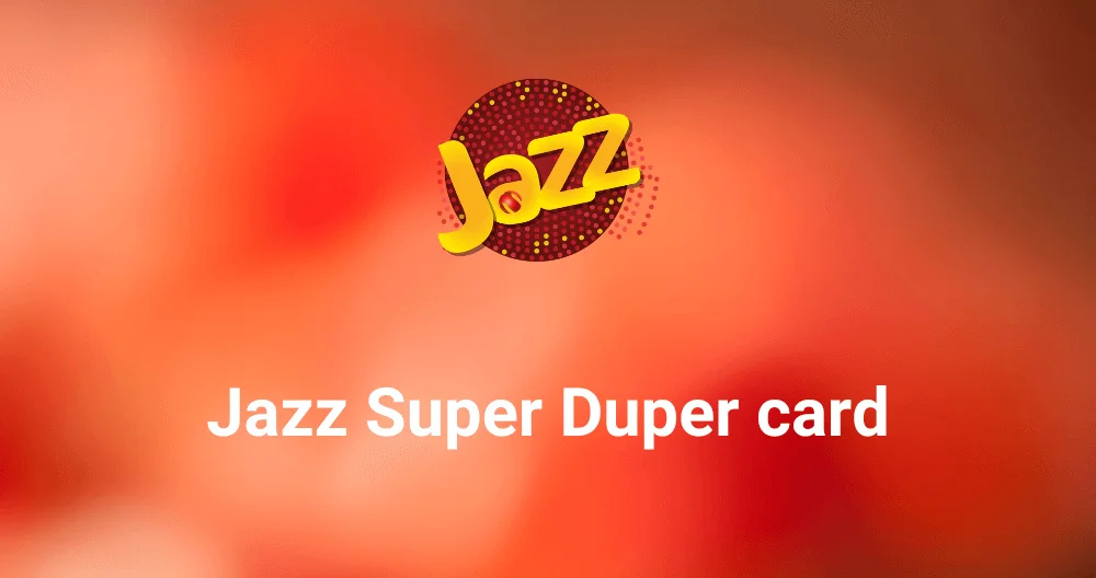 Jazz Super Duper card