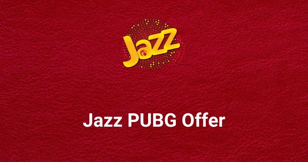 Jazz PUBG Offer