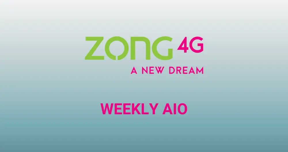 Zong Weekly AIO