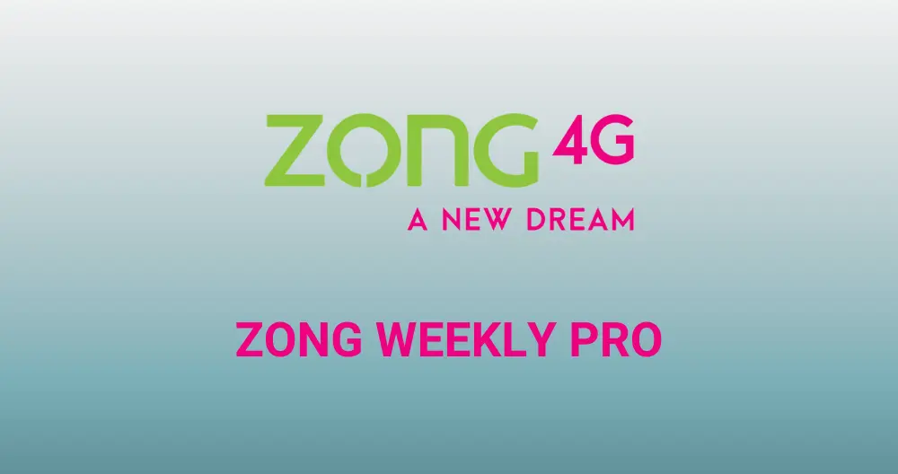 Zong Weekly Pro