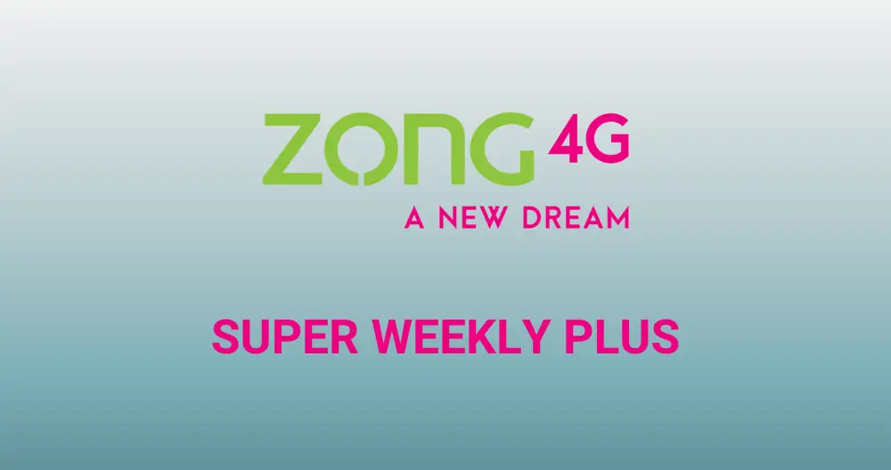 Zong Super Weekly Plus