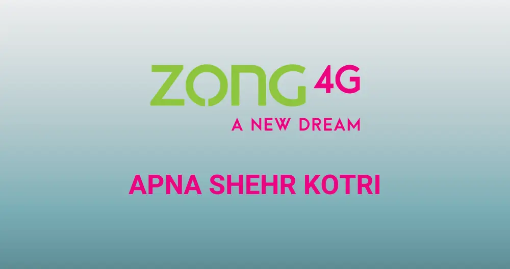Zong Apna Shehr Kotri Offer