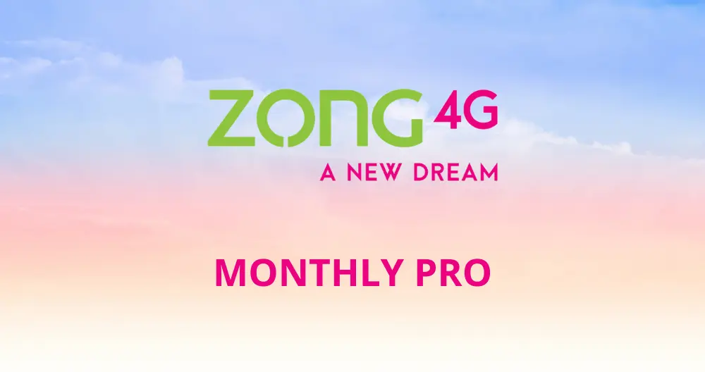 Zong Monthly Pro