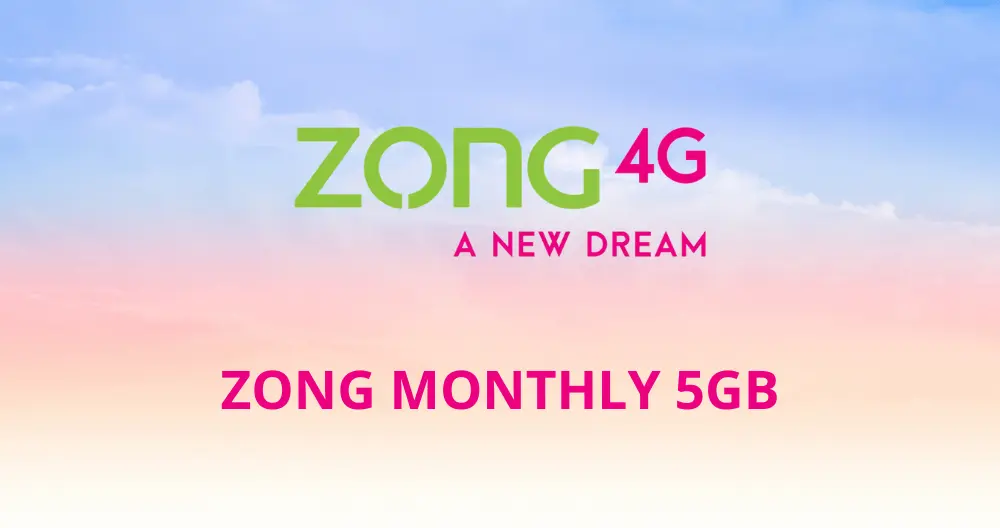 Zong Monthly 5GB