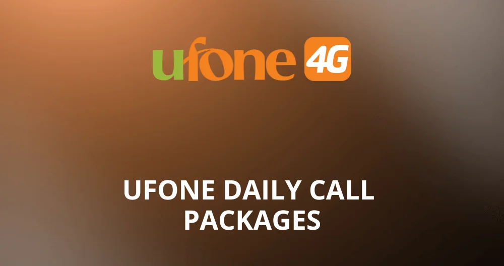 Ufone daily Call Packages
