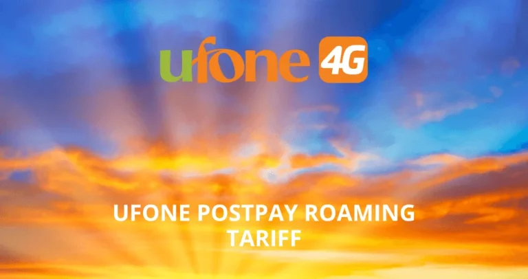 Ufone Postpay Roaming Tariff