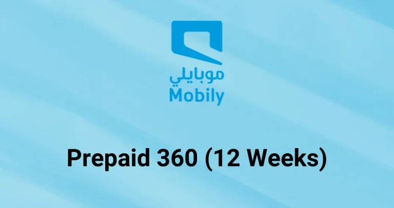 Mobily Prepaid 360 – 12 Weeks