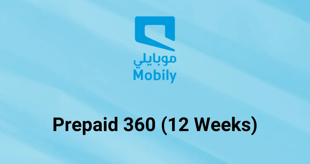 Mobily Prepaid 360 - 12 Weeks