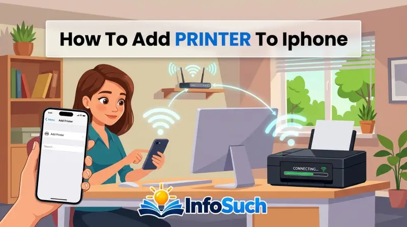 How to add printer to iphone