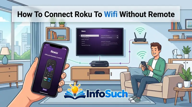 How to connect roku to wifi without remote