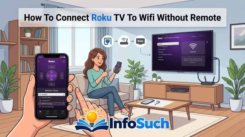 How to connect roku tv to wifi without remote