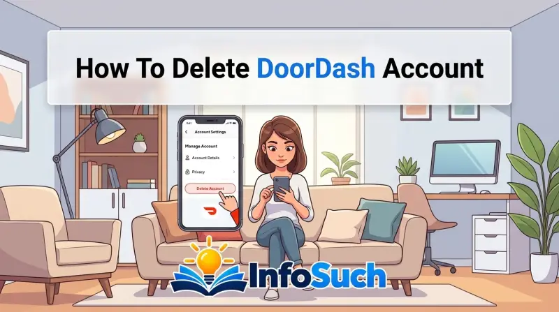 How to delete doordash account