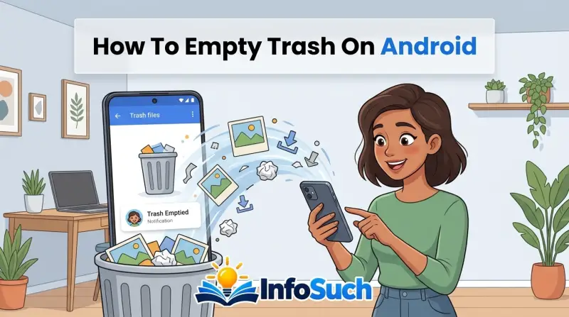 How to empty trash on android