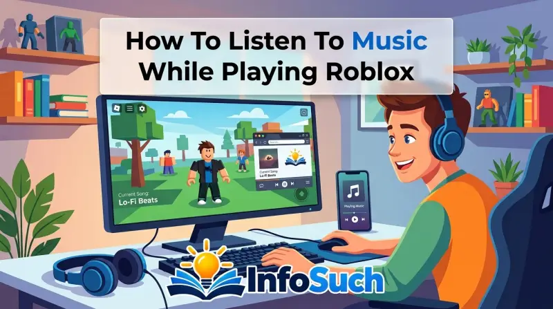 How to listen to music while playing roblox