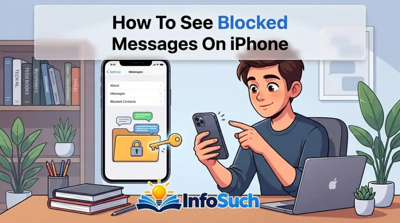 How to see blocked messages on iphone