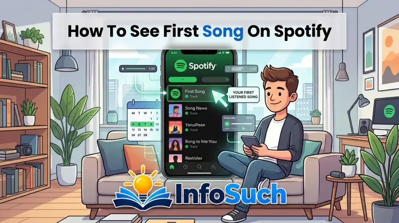 How to see first song on spotify