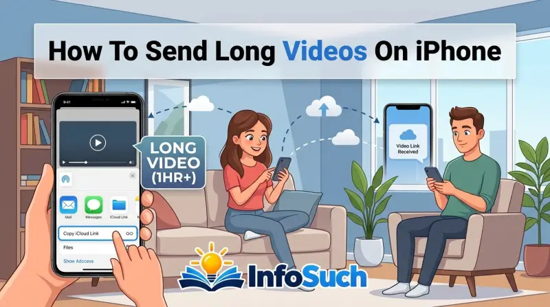 How to send long videos on iphone
