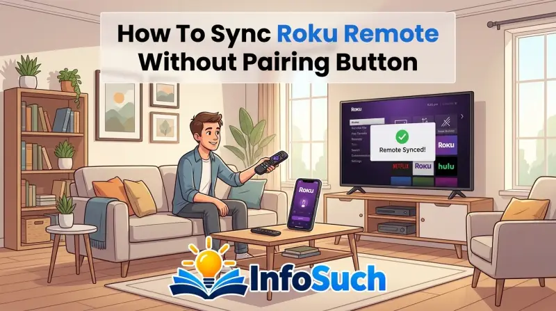 How to sync roku remote without pairing button