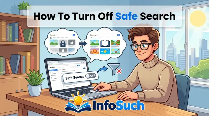 How to turn off safe search