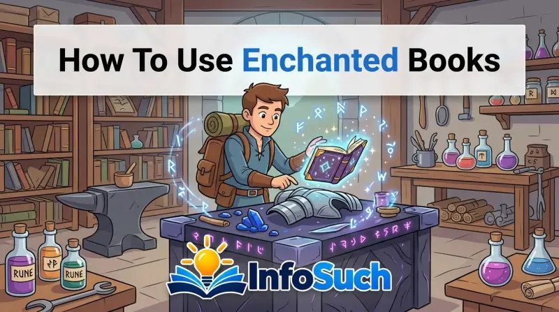 How to use enchanted books