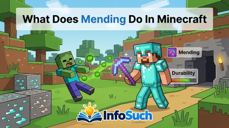 What does mending do in minecraft