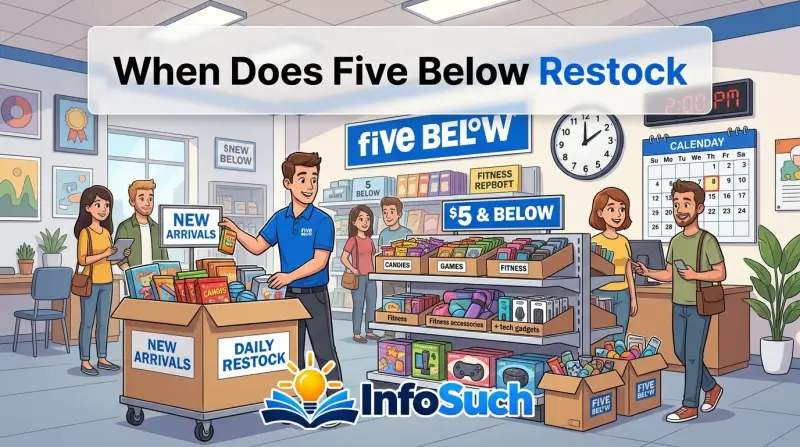 When does five below restock