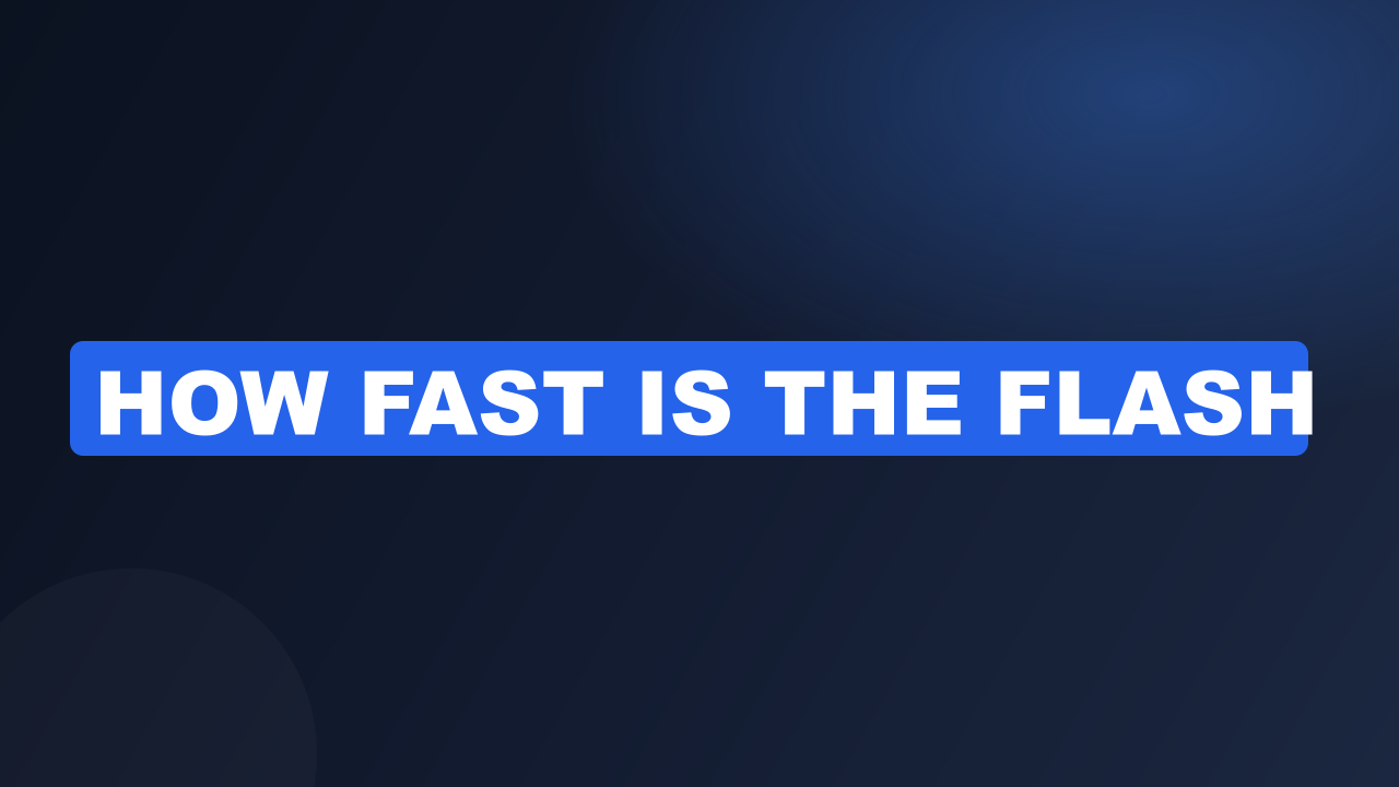 How fast is the flash