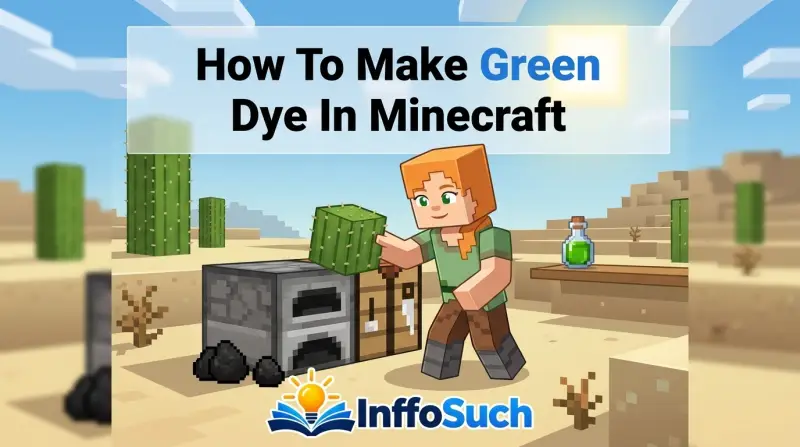 How to make green dye in minecraft